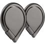 Ring for Phone (2 Pack), WizGear Universal Ring Holder Grip with Stand Holder and Magnet for Magnetic Car Mount for All Smartphones and Devices (Gun-Black)