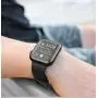 [2-Pack] Julk Case for Apple Watch Series 5 / Series 4 Screen Protector 40mm, 2019 New iWatch Overall Protective Case TPU HD Ultra-Thin Cover for Series 5/4 (1 Black+1 Transparent)