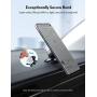 Magnetic Phone Car Mount, RAVPower Phone Holder for Car, Car Cellphone Holder, Magnetic Mount, Compatible with iPhone 11 Pro XS Max XR X 8 7 Plus Galaxy S10 S9, Note 10, LG G8 Thinq, Pixel 3 XL, Black
