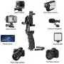 2in1 Portable Action Camera+Smartphone SYN Stabilizer Mount Ergonomic Hand Grip Video Vlogging Kit Motion Camcorder Phone Handle Holder for GoPro Sony + iPhone Interview Travel YouTube Livestream Rig 2in1 Portable Action Camera+Smartphone SYN Stabilizer Mount Ergonomic Hand Grip Video Vlogging Kit Motion Camcorder Phone Handle Holder for GoPro Sony + iPhone Interview Travel YouTube Livestream Rig