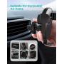 LETSCOM Wireless Car Charger,15W Qi Fast Charging Car Mount Charger Auto-Clamping Smart Positioning Air Vent Phone Holder Compatible with iPhone11/11Pro/11Pro Max/XS/XR/X/8/8+,SamsungS10/S10+/S9/S8