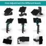 Phone Stand Holder Klealook Universal Cell Phone Mount 360 Degree Rotating Adjustable Phone Clamp Compatible with iPhone X/XS/8Plus Android Google Phones for Airplane Trays Desk Bed Cabinet