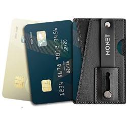 MONET Slim Wallet with Expanding Stand and Grip for Smartphones - Black Night