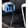 Aduro 4 Port Car Charger Adapter, 12V Fast Car Charger USB Adapter Power Station 5.2A/26W Output (Blue)