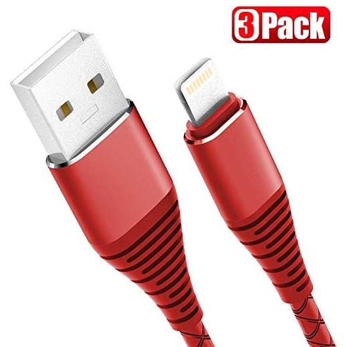 Short iPhone Charger Cable 1ft, [ Apple MFi Certified ] 3Pack 1Foot Lightning Cables, Data Sync iPhone USB Charging Cable Cord for iPhone 11/11 Pro / 11 Pro Max/XS/XS Max/XR/X / 8, iPad Mini
