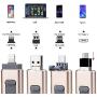 USB Flash Drive 128G, USB Memory Stick 128GB Jump Drive Thumb Drive 3.0 Flash Drive Compatible for iPhone/iPad/PC/Android Password/Touch ID Protected Flash Drive for iOS/iPhone (128G Gold)
