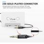Elook Car Cassette Aux Adapter Kit, with A Smartphone to 3.5 mm Headphone Jack Adapter for Car, Phone, MP3 ect. White