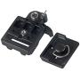 Konsait Black Camera 323 Quick Release Plate with Special Adapter (200PL-14) Use for Manfrotto 323 (New Version)
