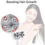 LATME Electric Scalp Massager Portable Head Scratcher Massager Handheld with Tissue Kneading 84 Nodes Gifts Idea Stress Release Full Body Massage for Muscles Back Shoulder Calf Pain (White-Grey)