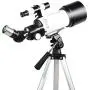 Telescope 16/40X HD Refractive Astronomical Telescope Magnification Zoom Monocular Beginners Telescope (Color : White, Size : 45-122cm)