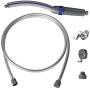 Waterpik PPR-252 Pet Wand Pro Shower Sprayer Attachment, 2.5 GPM, for Fast and Easy at Home Dog Cleaning, Blue/Grey