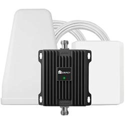 ORPEY Cell Phone Booster for Home and Office - Works with AT&T, Verizon and T-Mobile 1700/2100 MHz Band 4/66 - Improve 4G LTE Data Signal and Volte for Multiple Users