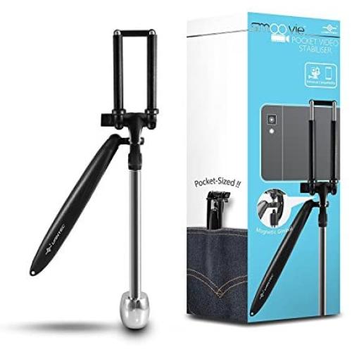 Vantec for Smartphones and Action Camera Smoovie Pocket Video Stabilizer, Black (PVS-100)