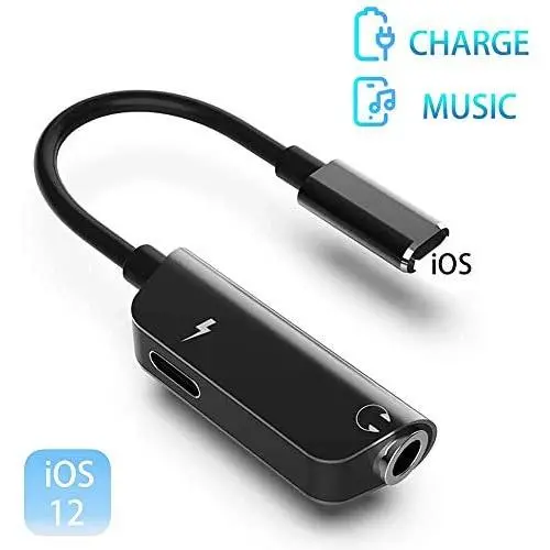 Headphones Adapter for iPhone Adaptor Converter Earbuds Dongle Jack Adapter to 3.5mm AUX Audio Jack Splitter Cable Earphone Adapter for iPhone SE2/11/X/XS MAX/XR/7/7P/8/8P Accessories Support All iOS Headphones Adapter for iPhone Adaptor Converter Earbuds Dongle Jack Adapter to 3.5mm AUX Audio Jack Splitter Cable Earphone Adapter for iPhone SE2/11/X/XS MAX/XR/7/7P/8/8P Accessories Support All iOS