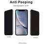 Entwth Cell Phone Screen Protector(Black,2 Packs),Compatible iPhone Xs/X Privacy Screen Protector 9H Hardness Anti-Spy Tempered Glass Screen Premium Anti-Scratch/Fingerprint,Easy Install Bubble Free