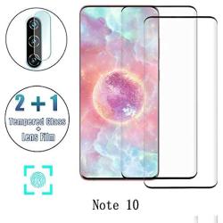 Glass Screen Protector for Samsung Galaxy Note 10/ Note10 5G, 9H Tempered Glass, Ultrasonic Fingerprint Compatible,3D Curved, HD Clear, Bubble-Free for Galaxy Note10 Screen Protector