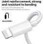 iPhone Charger, MFi Certified Lightning Cable 5 Pack [3/3/6/6/10FT] Extra Nylon Charging&Syncing Cord Compatible with iPhone 11/11 Pro/X/Xs Max/XS/XR/8/7/8Plus/6S/6S Plus/SE Silver&White