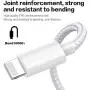 iPhone Charger, MFi Certified Lightning Cable 5 Pack [3/3/6/6/10FT] Extra Nylon Charging&Syncing Cord Compatible with iPhone 11/11 Pro/X/Xs Max/XS/XR/8/7/8Plus/6S/6S Plus/SE Silver&White