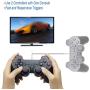 Mobile Game Controller, Wireless Gamepad for Android Phone/PC/for PS3/TV Box Joystick 2.4G Gamepad Game Controller for Smart Phone Game Accessories-White with Clip-