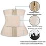 Atbuty Women’s Waist Trainer Corsets Latex Waist Cincher Underbust High Compression Loss Weight Zipper Body Shaper