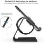 Apple Watch Stand, OMOTON 2 in 1 Universal Desktop Stand Holder for iPhone and Apple Watch Series 5/4/3/2/1 (Both 38mm/40mm/42mm/44mm) (Black) Apple Watch Stand, OMOTON 2 in 1 Universal Desktop Stand Holder for iPhone and Apple Watch Series 5/4/3/2/1 (Both 38mm/40mm/42mm/44mm) (Black)