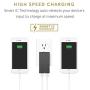 Native Union Smart Charger - Slim 2-Port Foldable USB-A Universal Wall Charger with Smart IC Technology - Quick Charging for iPhone, iPad, Smartphones and Tablets (Slate/Fabric)