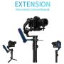 FeiyuTech AK4500 3-Axis Gimbal Stabilizer for DSLR Camera Canon EOS 80D 5D Mark Ⅳ 6D Mark Ⅱ, Sony a9 Full Frame Mirrorless, Sony A7R, A7S, A6300,A6400