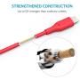 iPhone Charger, Anker Powerline 6ft Lightning Cable, MFi Certified USB Charge/Sync Cord for iPhone Xs/XS Max/XR/X / 8/8 Plus / 7/7 Plus / 6/6 Plus / 5s / iPad, and More (Red)