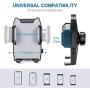 Air Vent Phone Holder, Amoner Car Phone Mount Cell Phone Holder Car Vent Phone Mount Car Mount Compatible with iPhone 11 Pro Max XS Max XR X 8 7 6 5 SE Samsung Galaxy S10 S9 S8 S7 Note10 9 LG and More