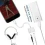 [Apple MFi Certified] for iPhone Headphones Adapter, 2 in 1 Lightning to 3.5mm Headphone Audio & Charger Compatible for iPhone 11/11 Pro/X/XR/XS/8, iPad, Support All iOS + Sync +Music Control
