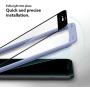 Caseology Full Cover Tempered Glass for Apple iPhone SE 2020 Screen Protector for iPhone 8/7 with Installation Kit - 2 Pack