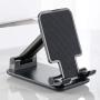 Wismat Cell Phone Stand for Desk - Adjustable Foldable Swivel Phone Stand, Cell Phone Holder for Desk Compatible with iPhone 12 11 Pro max X 7 8 Plus Mini Tablet, Mobile Phone Mount for Desktop