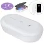 UVC Cell Phone Cleaner Box with Wireless Charger for All Smart Phones/Makeup Tools//Jewelry/Watches/Key,Fast & Effective Box UVC Cell Phone Cleaner Box with Wireless Charger for All Smart Phones/Makeup Tools//Jewelry/Watches/Key,Fast & Effective Box