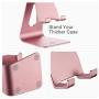 Adjustable Cell Phone Stand - ToBeoneer Phone Holder, [Update Version] Thicker Stand Cradle Dock Compatible with All Mobile Phones iPhone X 8 7 6 Plus Charging Accessories Desk - Rose Gold