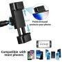 Gooseneck Bed Phone Holder Mount:Moutik Flexible Long Arm Lazy Stand with 360° Adjustable Cellphone Clamp Compatible with Phone XS Max XR X 8 7 6 Plus 5 4 S10 S9 S8 S7 S6 for Desktop Kitchen Office