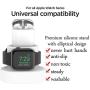 Moretek Charger Stand for Apple Watch 38mm 42mm 40mm 44mm iWatch Series 1 2 3 4 5 Apple Watch Charging Stand Holder, AirPods Accessory Charger Dock (White)