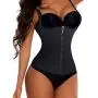 Nebility Women Waist Trainer Corset Zipper Vest Body Shaper Cincher Tank Top with Adjustable Straps Nebility Women Waist Trainer Corset Zipper Vest Body Shaper Cincher Tank Top with Adjustable Straps