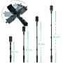 Fugetek 49" Selfie Stick Monopod Professional High End FT-568, For Apple iPhone, Android Samsung, & DLSR Cameras, Aluminum Alloy, Rechargeable Wireless Bluetooth Remote (Black)