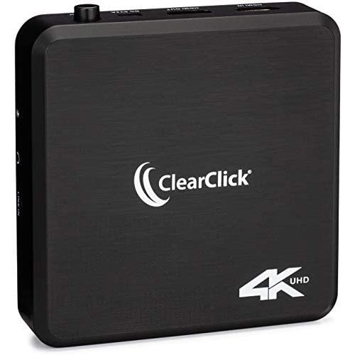 ClearClick 4K HD Capture Box - Capture Up to 4K30 Video from Gaming Devices & HDMI Sources - No Computer Required