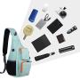 WANDF Sling Bag One Strap Backpack Travel Crossbody Backpack Water-Resistant