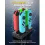 Switch Joy-Con Charging Dock, AairHut Charging Dock Stand Station for Switch Joy-Con and Pro Controller with Charging Indicator and Type C Charging Cable