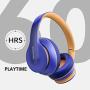 Anker Soundcore Life Q10 Wireless Bluetooth Headphones, Over Ear and Foldable, Hi-Res Certified Sound, 60-Hour Playtime and Fast USB-C Charging, Deep Bass, Aux Input (Blue) (A3032032)