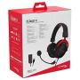 HyperX Cloud II - Gaming Headset, 7.1 Surround Sound, Memory Foam Ear Pads, Durable Aluminum Frame, Detachable Microphone, Works with PC, PS4, Xbox One - Red