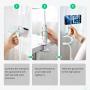 UGREEN Gooseneck Phone Holder for Bed Desk Flexible Cell Phone Clip Clamp Overhead Phone Mount Long Arm Compatible for iPhone 11 Pro Max SE XR XS 8 Plus 6 7 5, Samsung Galaxy S20 S10 S9 S8 S7, White