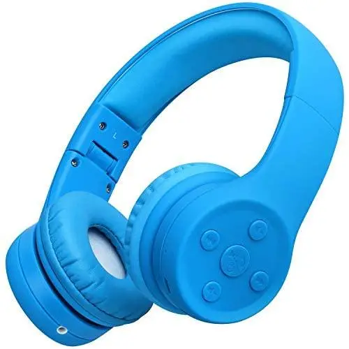 Picun Kids Bluetooth Headphones Safe Volume Limited 85dB 15 Hours Play Time Foldable Stereo Sound Headsets with Mic Wireless Headphones for Boys Children Computer Cell Phones Tablet School Game(Blue) Picun Kids Bluetooth Headphones Safe Volume Limited 85dB 15 Hours Play Time Foldable Stereo Sound Headsets with Mic Wireless Headphones for Boys Children Computer Cell Phones Tablet School Game(Blue)