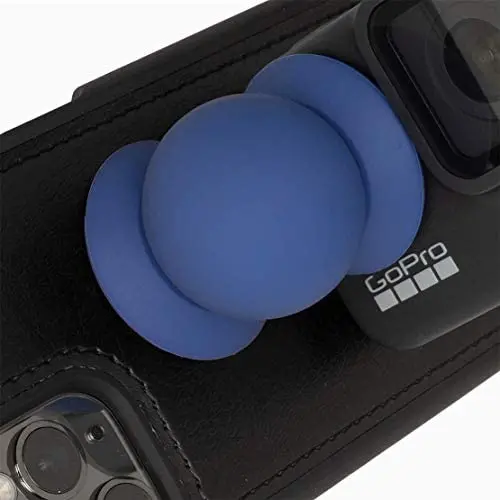 Sphere: The Anywhere-Mount for Your Phone & GoPro - Ultra-Mobile, Bi-Magnetic Cell Phone Holder for Car, Desk - Dark Blue Sphere: The Anywhere-Mount for Your Phone & GoPro - Ultra-Mobile, Bi-Magnetic Cell Phone Holder for Car, Desk - Dark Blue