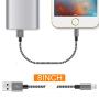 Boost Chargers 6Pack 8INCH Nylon Braided Fast Charging USB Power Charge & Sync Cable Cord for Smartphones, Tablets & Other Gadgets – Multiple USB Charger Station & Cell Phone - White/Grey