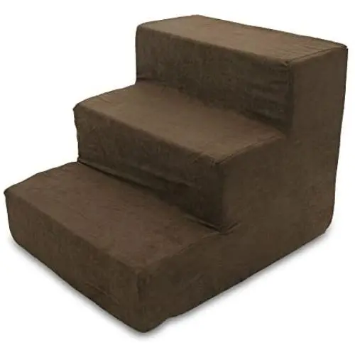 USA Made Pet Steps/Stairs with CertiPUR-US Certified Foam for Dogs & Cats by Best Pet Supplies
