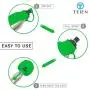 Dog Water Bottle, Stainless Steel Dog Water Dispenser, Portable Dog Water Bottle for Walking, Hiking, Running, Travel Dog Water Bottle, Easy to Use (Green)