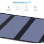 [Upgraded]BigBlue 3 USB Ports 28W Solar Charger(5V/4.8A Max), Foldable Portable Solar Phone Charger with SunPower Solar Panel Compatible with iPhone 11/Xs/XS Max/XR/X/8/7, iPad, Samsung Galaxy LG etc.